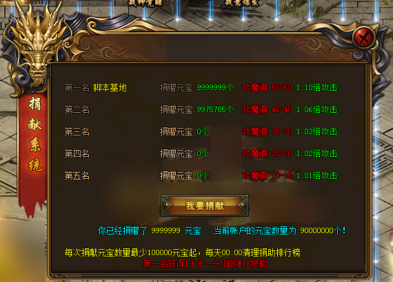 【脚本编号-10209】-捐献前5名奖励脚本-带补丁素材